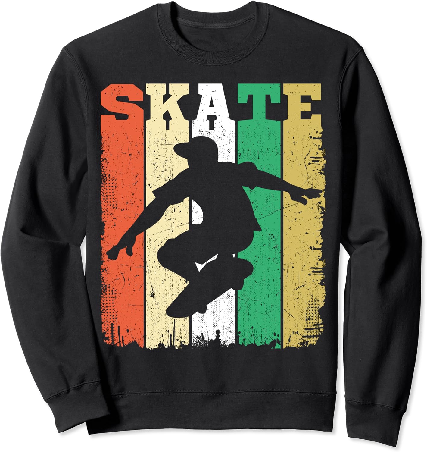 Skater Retro Vintage Skate Skateboarding Sweatshirt